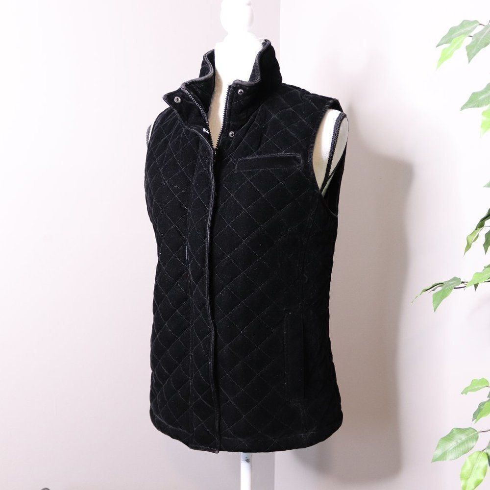 Gallery | Nordstrom Quilted Velvet Velour Puffer Vest